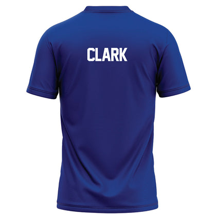 Florida - NCAA Women's Gymnastics : Taylor Clark - Blue Football Jersey-1