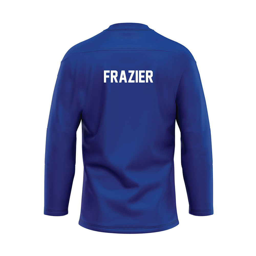Florida - NCAA Women's Gymnastics : Emjae Frazier - Blue Hockey Jersey-1