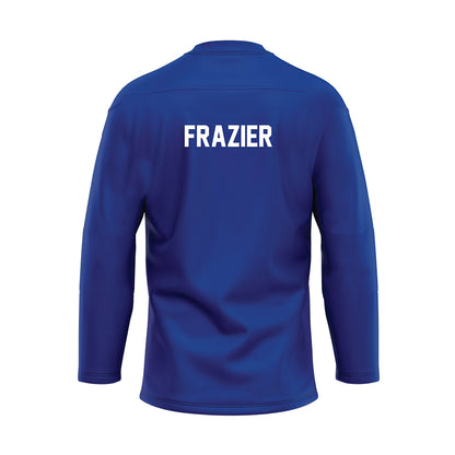 Florida - NCAA Women's Gymnastics : Emjae Frazier - Blue Hockey Jersey-1
