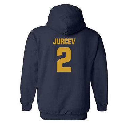 Notre Dame - NCAA Men's Ice Hockey : Jimmy Jurcev - Classic Fashion Shersey Hooded Sweatshirt