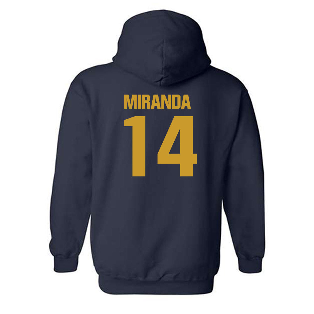 Notre Dame - NCAA Baseball : Shane Miranda - Classic Fashion Shersey Hooded Sweatshirt-1