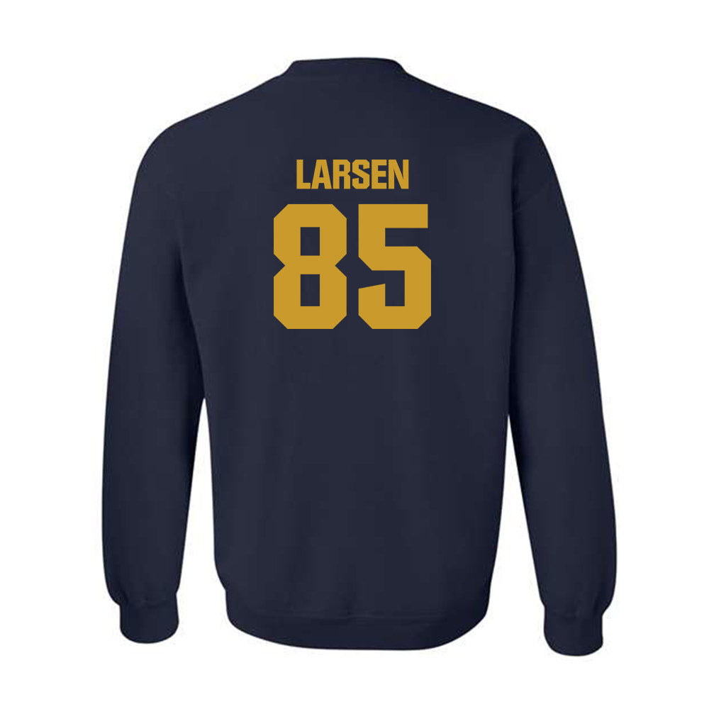 Notre Dame - NCAA Football : Jack Larsen - Classic Fashion Shersey Crewneck Sweatshirt-1