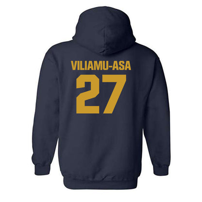 Notre Dame - NCAA Football : Kyngstonn Viliamu-Asa - Classic Fashion Shersey Hooded Sweatshirt-1