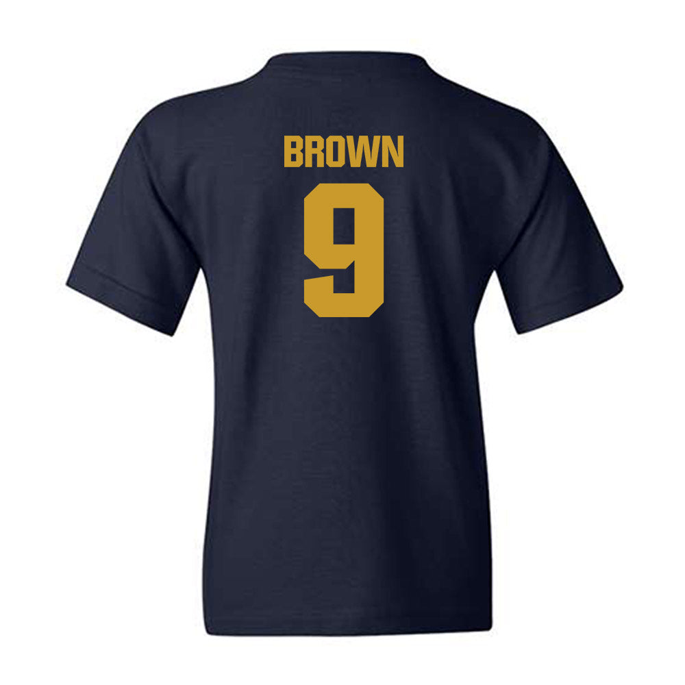 Notre Dame - NCAA Men's Ice Hockey : Cole Brown - Classic Fashion Shersey Youth T-Shirt-1