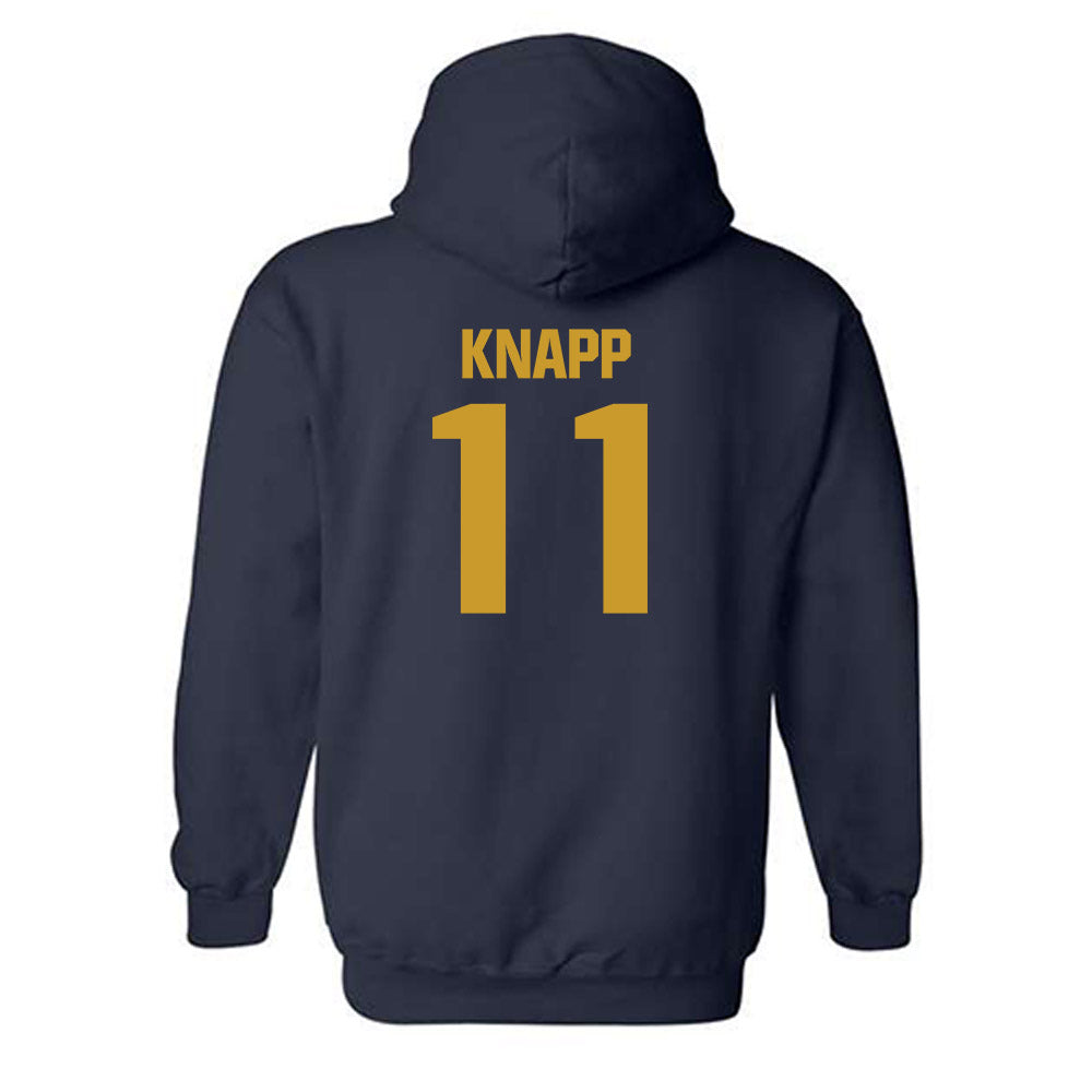 Notre Dame - NCAA Women's Soccer : Tessa Knapp - Classic Fashion Shersey Hooded Sweatshirt-1
