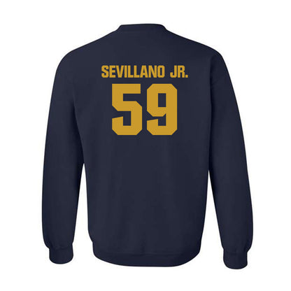 Notre Dame - NCAA Football : Sean Sevillano Jr. - Classic Fashion Shersey Crewneck Sweatshirt-1