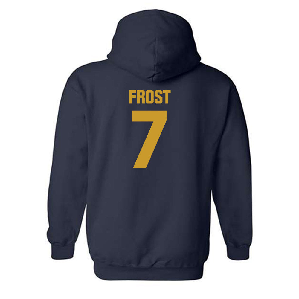 Notre Dame - NCAA Men's Basketball : Ryder Frost - Classic Fashion Shersey Hooded Sweatshirt-1