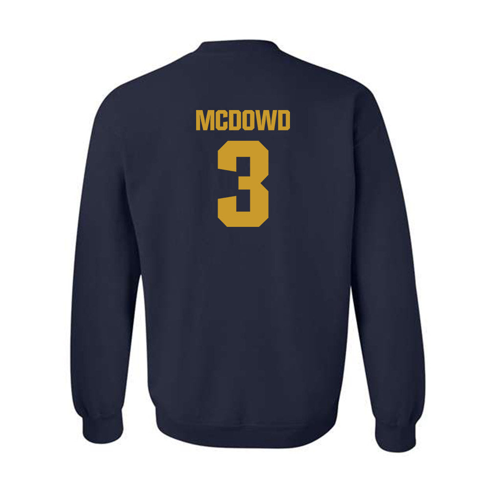 Notre Dame - NCAA Men's Soccer : Sean McDowd - Classic Fashion Shersey Crewneck Sweatshirt-1