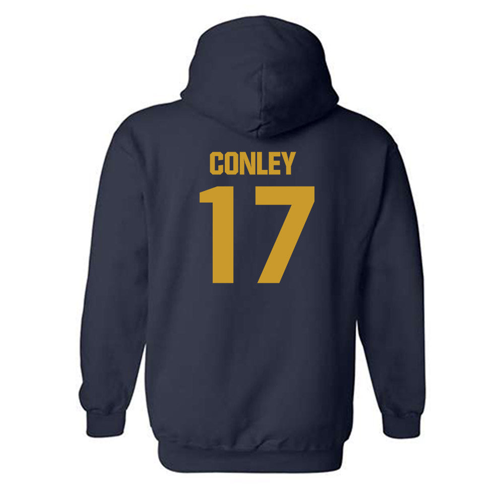 Notre Dame - NCAA Women's Lacrosse : Angie Conley - Classic Fashion Shersey Hooded Sweatshirt-1
