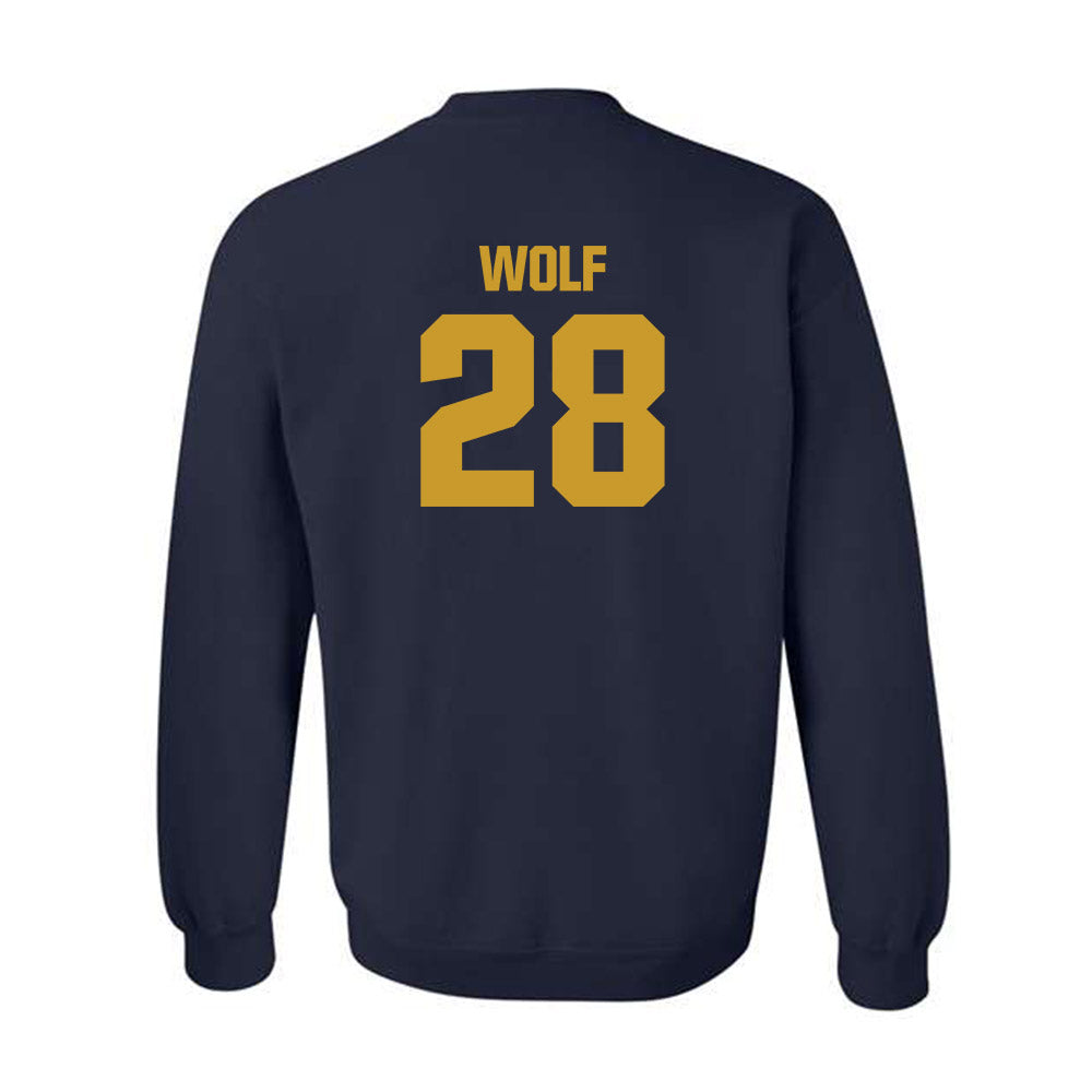 Notre Dame - NCAA Baseball : Rhys Wolf - Classic Fashion Shersey Crewneck Sweatshirt-1