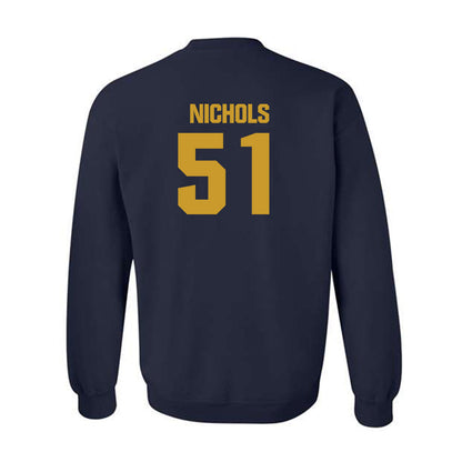 Notre Dame - NCAA Football : Ben Nichols - Classic Fashion Shersey Crewneck Sweatshirt-1