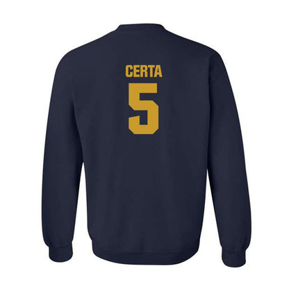 Notre Dame - NCAA Men's Basketball : Cole Certa - Classic Fashion Shersey Crewneck Sweatshirt-1