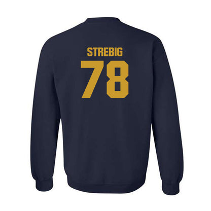 Notre Dame - NCAA Football : Owen Strebig - Classic Fashion Shersey Crewneck Sweatshirt-1