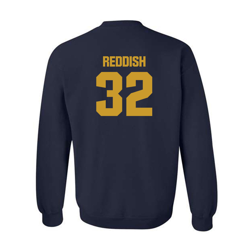 Notre Dame - NCAA Football : Nick Reddish - Classic Fashion Shersey Crewneck Sweatshirt-1