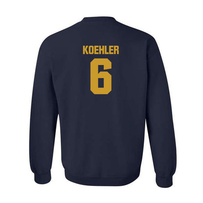 Notre Dame - NCAA Men's Basketball : Brady Koehler - Classic Fashion Shersey Crewneck Sweatshirt-1