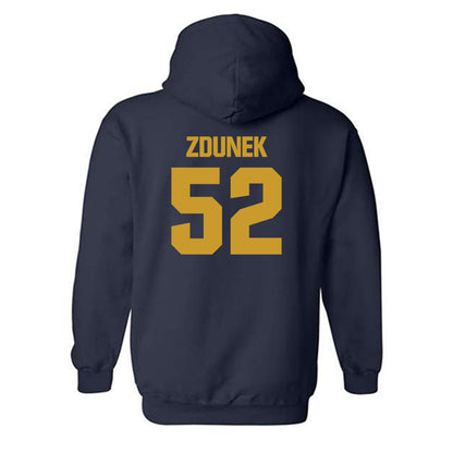 Notre Dame - NCAA Baseball : Eric Zdunek - Classic Fashion Shersey Hooded Sweatshirt-1
