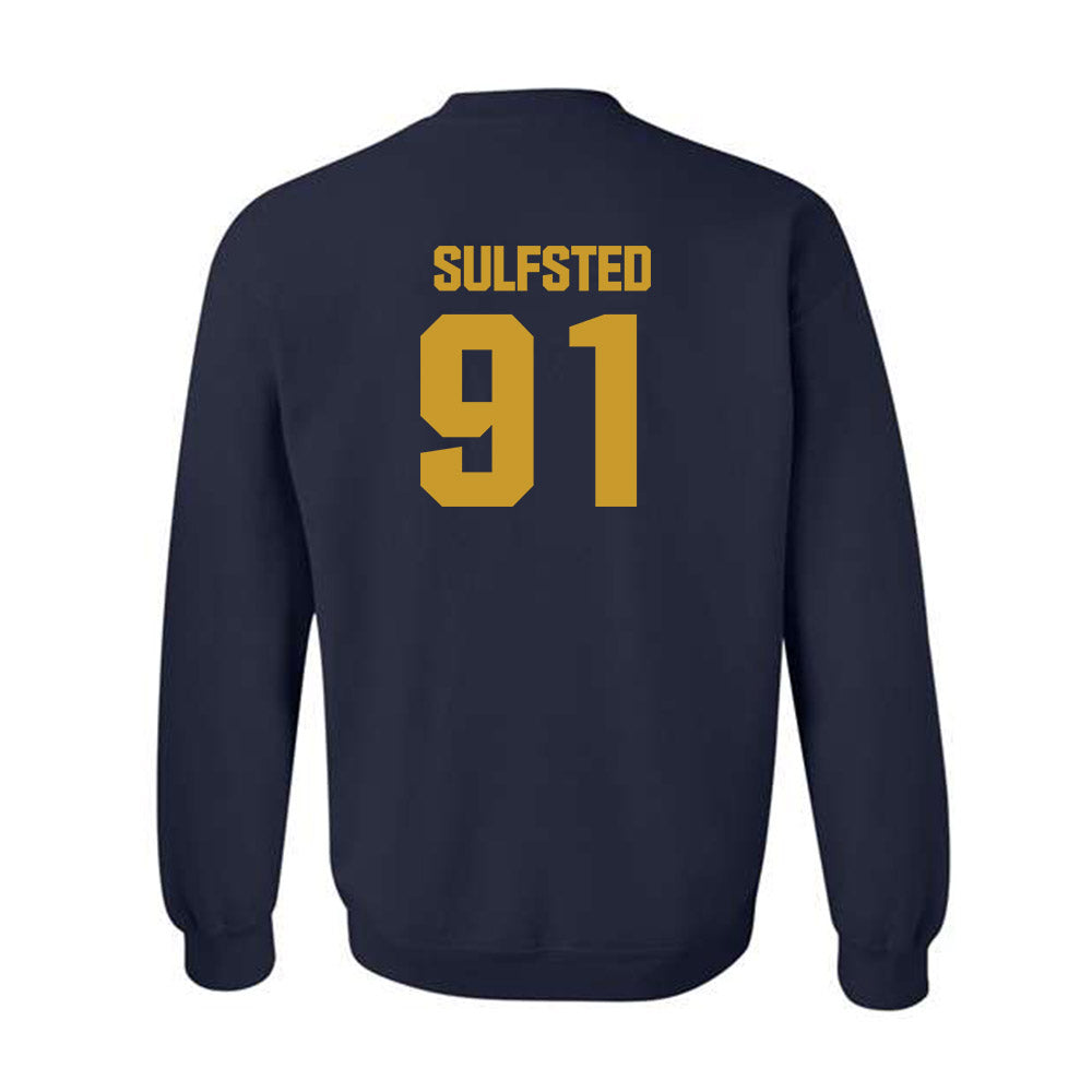 Notre Dame - NCAA Football : Gordy Sulfsted - Classic Fashion Shersey Crewneck Sweatshirt-1