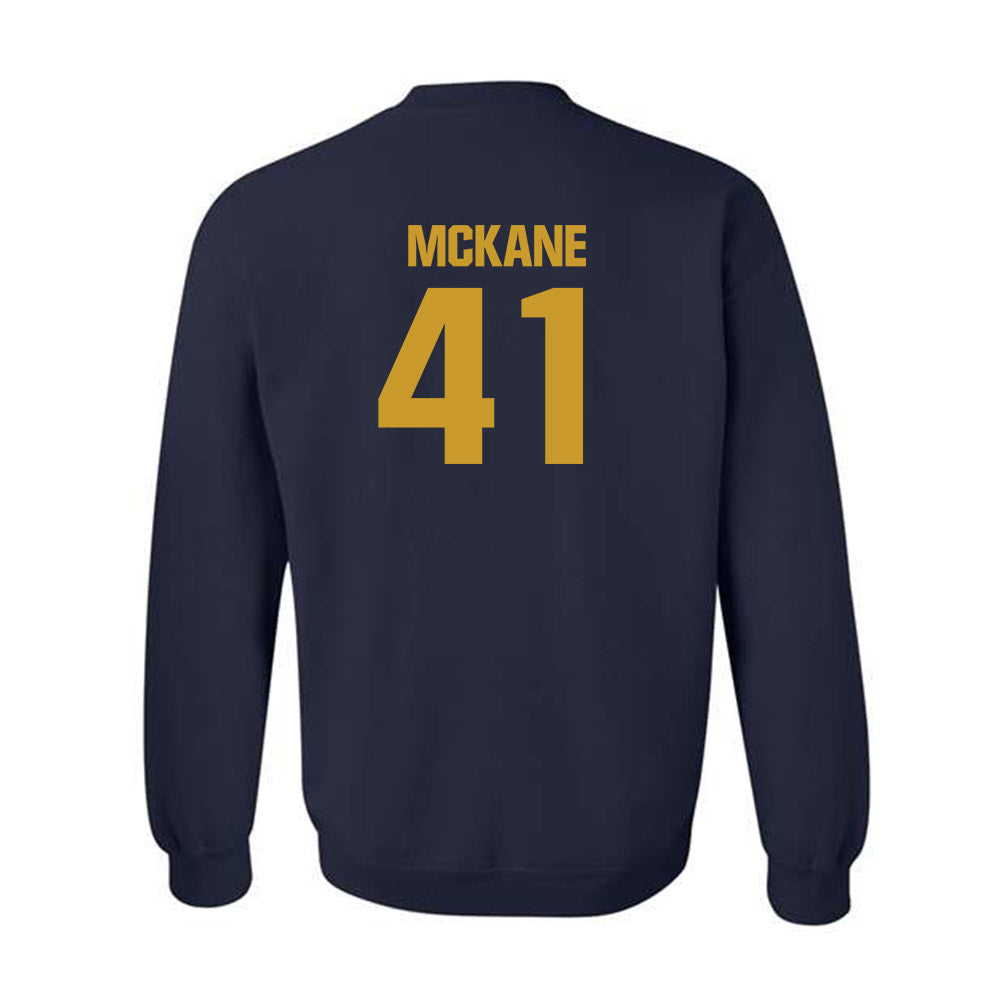 Notre Dame - NCAA Men's Lacrosse : Matt McKane - Classic Fashion Shersey Crewneck Sweatshirt-1