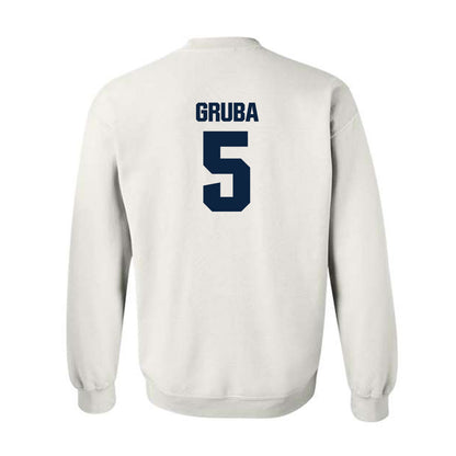 Notre Dame - NCAA Men's Ice Hockey : Leo Gruba - Classic Fashion Shersey Crewneck Sweatshirt-1