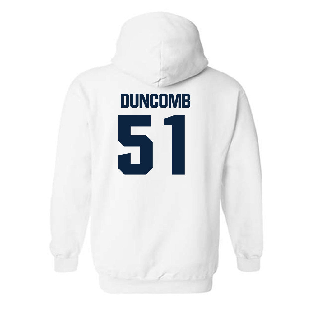 Notre Dame - NCAA Men's Basketball : Logan Duncomb - Classic Fashion Shersey Hooded Sweatshirt-1