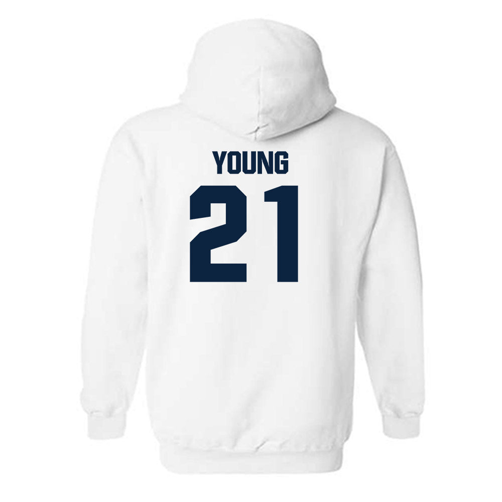 Notre Dame - NCAA Football : Kedren Young - Classic Fashion Shersey Hooded Sweatshirt-1