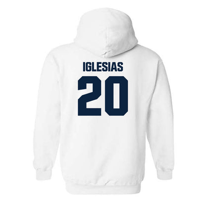 Notre Dame - NCAA Men's Lacrosse : Miguel Iglesias - Classic Fashion Shersey Hooded Sweatshirt-1