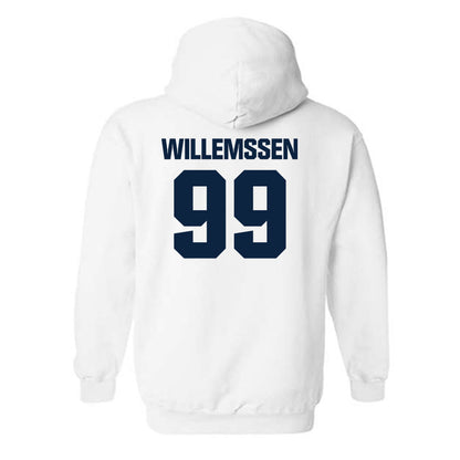 Notre Dame - NCAA Softball : Christina Willemssen - Classic Fashion Shersey Hooded Sweatshirt-1