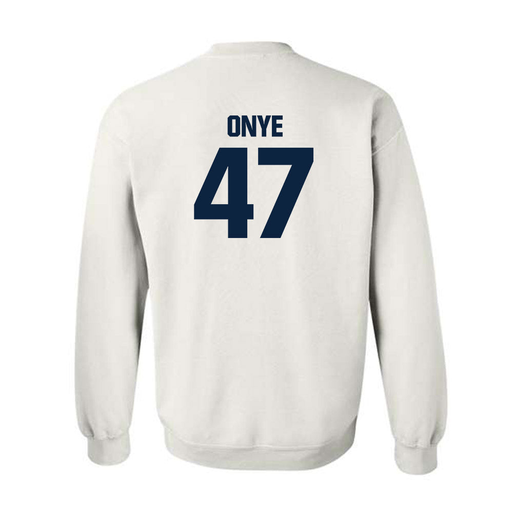 Notre Dame - NCAA Football : Jason Onye - Classic Fashion Shersey Crewneck Sweatshirt-1