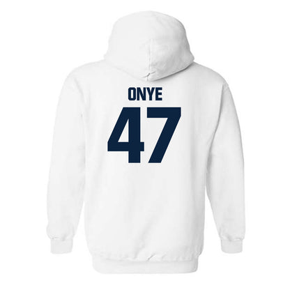 Notre Dame - NCAA Football : Jason Onye - Classic Fashion Shersey Hooded Sweatshirt-1