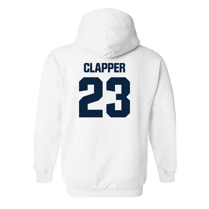 Notre Dame - NCAA Football : Jakobe Clapper - Classic Fashion Shersey Hooded Sweatshirt-1