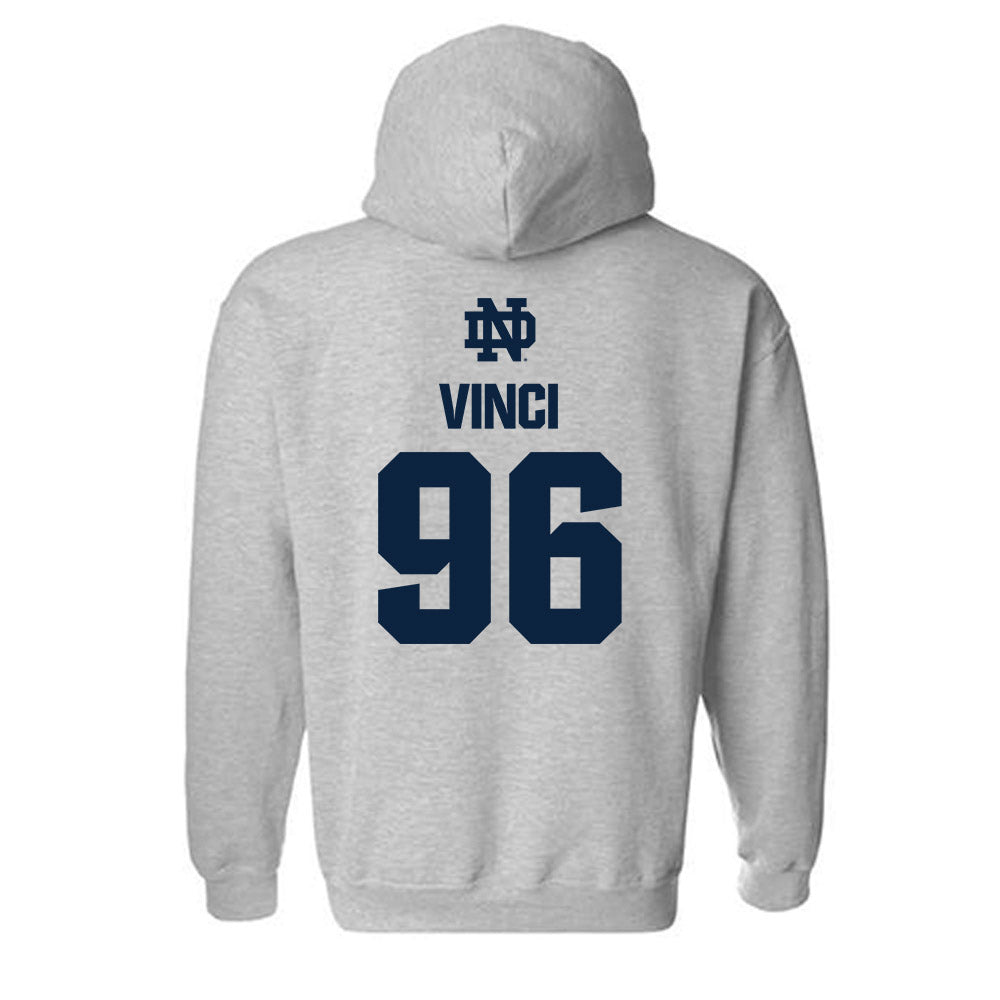 Notre Dame - NCAA Football : Joseph Vinci - Classic Fashion Shersey Hooded Sweatshirt-1