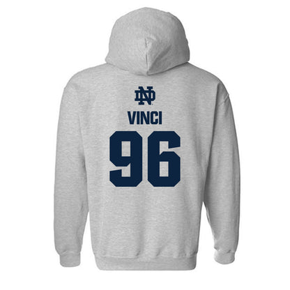 Notre Dame - NCAA Football : Joseph Vinci - Classic Fashion Shersey Hooded Sweatshirt-1