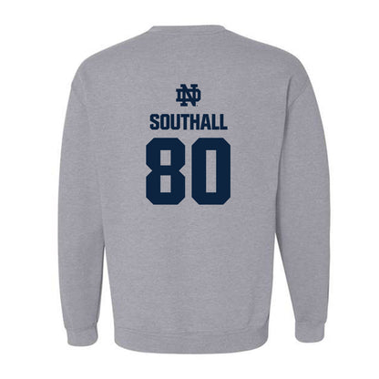 Notre Dame - NCAA Football : Xavier Southall - Classic Fashion Shersey Crewneck Sweatshirt-1