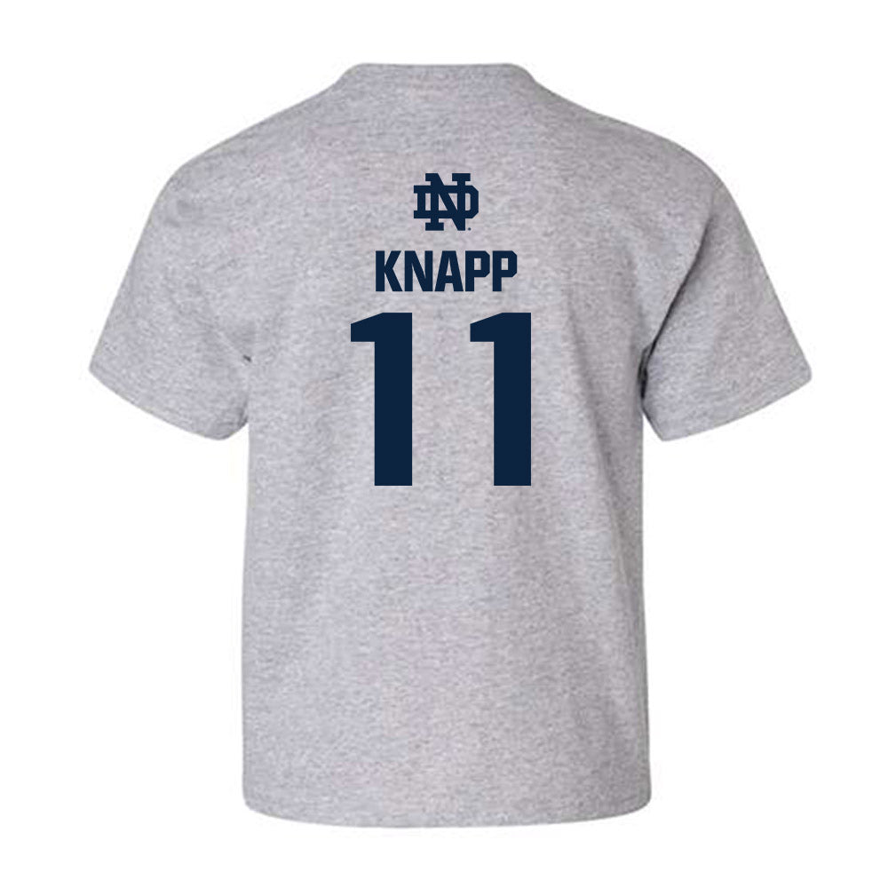 Notre Dame - NCAA Women's Soccer : Tessa Knapp - Classic Fashion Shersey Youth T-Shirt-1