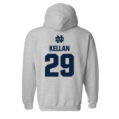 Notre Dame - NCAA Men's Lacrosse : Dylan Kellan - Classic Fashion Shersey Hooded Sweatshirt-1