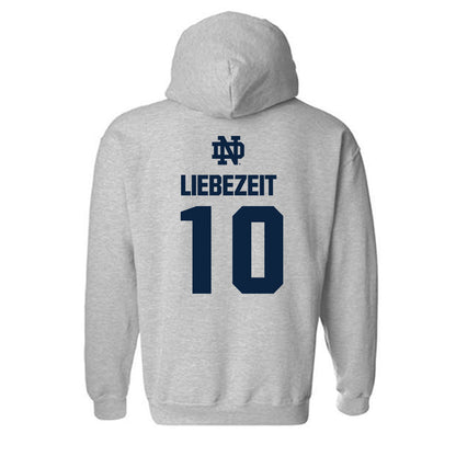 Notre Dame - NCAA Women's Lacrosse : Kiki Liebezeit - Classic Fashion Shersey Hooded Sweatshirt-1