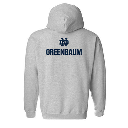 Notre Dame - NCAA Men's Fencing : Ian Greenbaum - Classic Fashion Shersey Hooded Sweatshirt-1