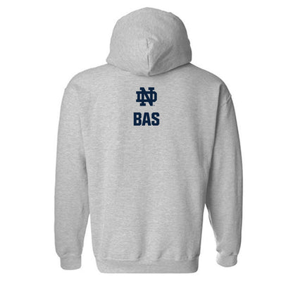 Notre Dame - NCAA Men's Fencing : Liam Bas - Classic Fashion Shersey Hooded Sweatshirt-1