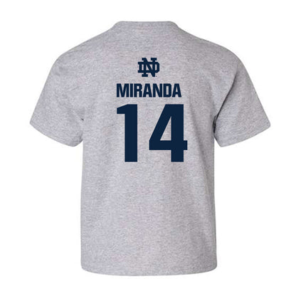 Notre Dame - NCAA Baseball : Shane Miranda - Classic Fashion Shersey Youth T-Shirt-1