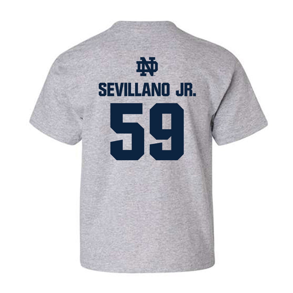 Notre Dame - NCAA Football : Sean Sevillano Jr. - Classic Fashion Shersey Youth T-Shirt-1