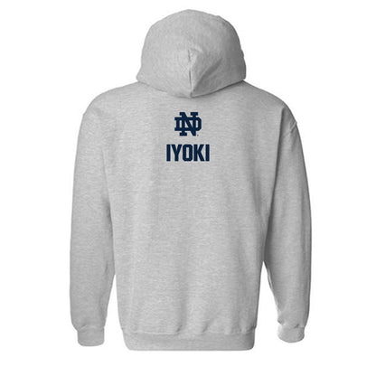 Notre Dame - NCAA Men's Fencing : Kent Iyoki - Classic Fashion Shersey Hooded Sweatshirt-1