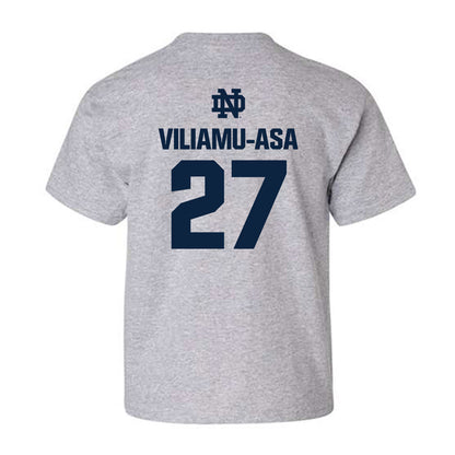 Notre Dame - NCAA Football : Kyngstonn Viliamu-Asa - Classic Fashion Shersey Youth T-Shirt-1