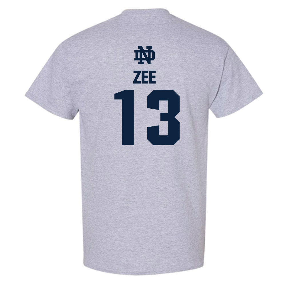 Notre Dame - NCAA Baseball : Jamie Zee - Classic Fashion Shersey T-Shirt-1