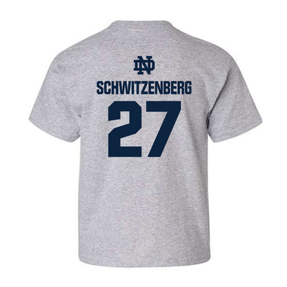 Notre Dame - NCAA Men's Lacrosse : Nate Schwitzenberg - Classic Fashion Shersey Youth T-Shirt-1