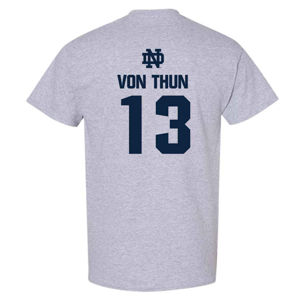 Notre Dame - NCAA Men's Soccer : Martin von Thun - Classic Fashion Shersey T-Shirt-1