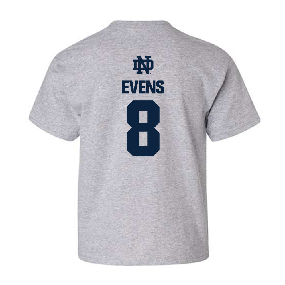 Notre Dame - NCAA Women's Volleyball : Maya Evens - Classic Fashion Shersey Youth T-Shirt-1