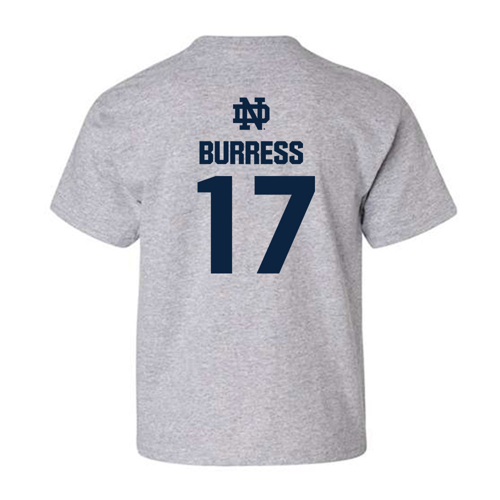 Notre Dame - NCAA Football : Elijah Burress - Classic Fashion Shersey Youth T-Shirt-1