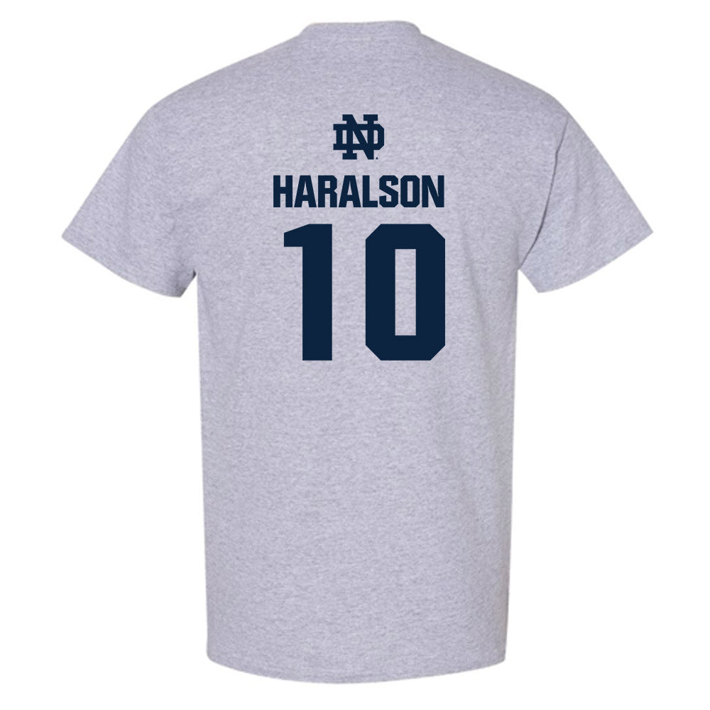Notre Dame - NCAA Men's Basketball : Jalen Haralson - Classic Fashion Shersey T-Shirt-1