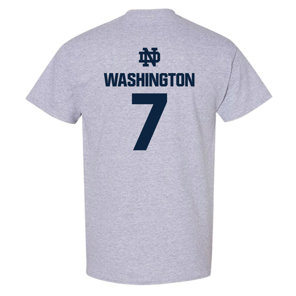 Notre Dame - NCAA Football : Tyrus Washington - Classic Fashion Shersey T-Shirt-1