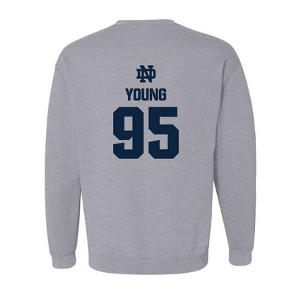 Notre Dame - NCAA Football : Bryce Young - Classic Fashion Shersey Crewneck Sweatshirt-1